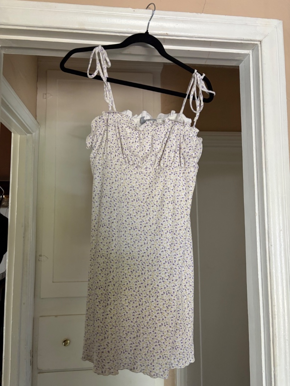 Sky & Sparrow XL Floral Mini Dress • Tie Strap Sundress • Juniors Fit • Lined